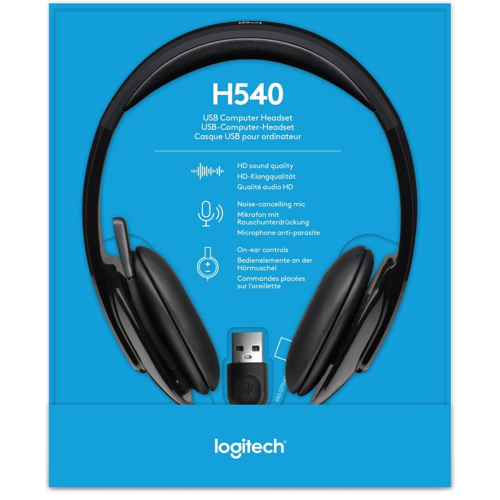 LOGITECH H540 USB PC HEADSET