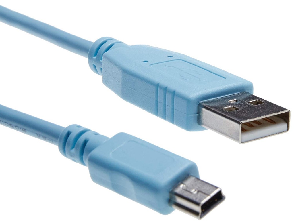 Console Cable USB Type A and mini-B