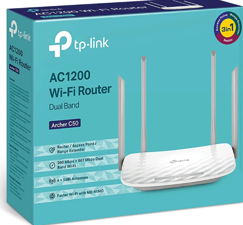 TP-LINK ARCHER C50 AC1200 WIRELESS