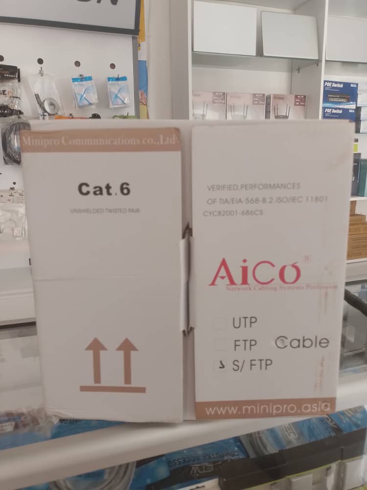 AICO CAT6 SFTP(2) CABLE BOX 305M