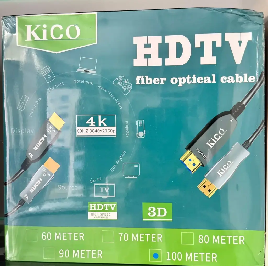 KICO FIBER HDMI 4K Cable 100M (3840*2160P)