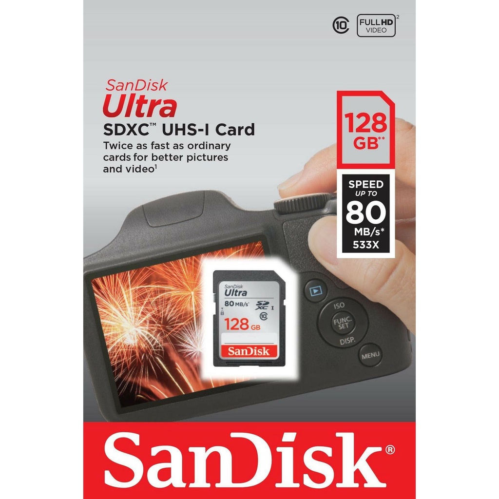 SANDISK MEMORY CARD 128GB ULTRA