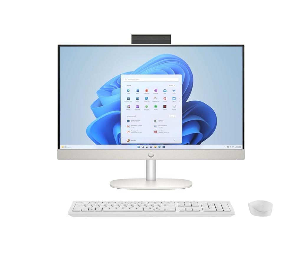 HP DESKTOP ALL IN ONE INTEL CORE I5 8GB RAM,512 SSD, 24inches screen size