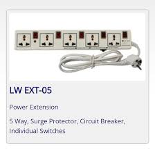 Light wave power extension 5 Way