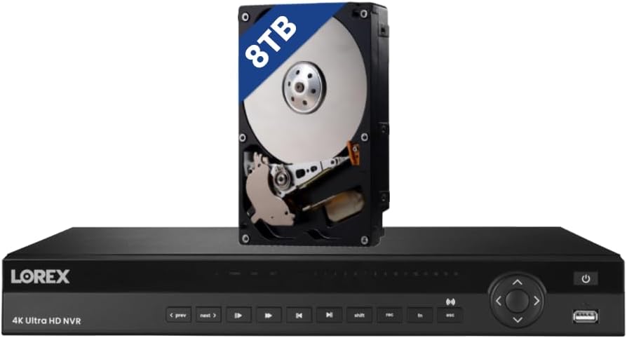 LOREX 4K 32-CHANNEL 8TB WIRED NVR SYSTEM N884A38B