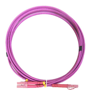 FIBER PATCH CORD LC-LC MULTI MODE OM4 1.5M - PUPLE