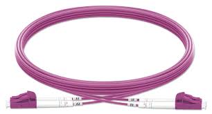 Fiber Patch Cord LC-LC MULTI MODE oM4 3M - PUPLE