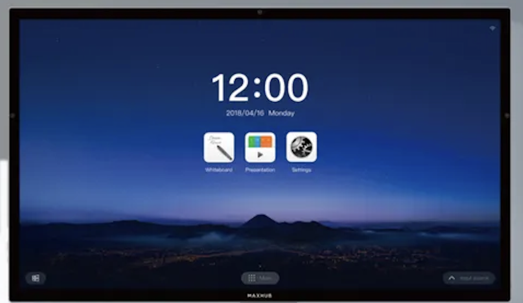 MAXHUB Classic Series 86 Inches Interactive Flat Panel, Black