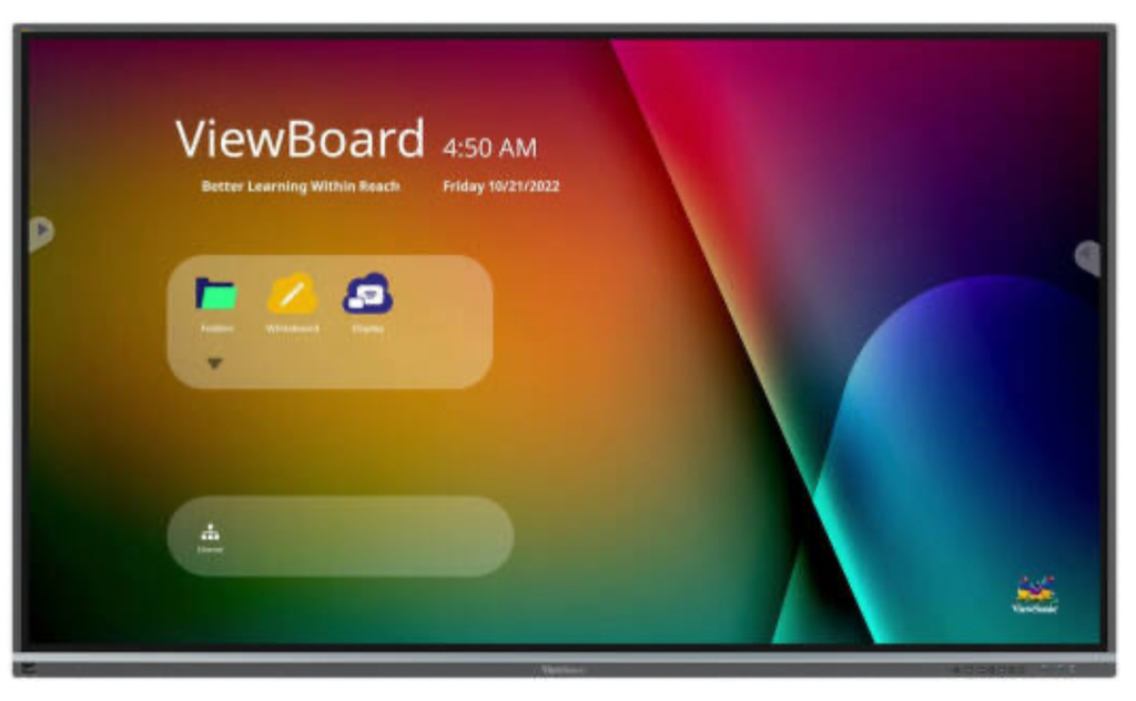 VIEWSONIC VIEWBOARD IFP8650-5F VIEWBOARD 86" 4K UHD INTERACTIVE DISPLAY, 8MS RESPONSE TIME, ULTRA FINE TOUCH TECHNOLOGY, 40 POINTS TOUCH, 8GB RAM + 64GB ROM, BLACK | IFP8650-5F