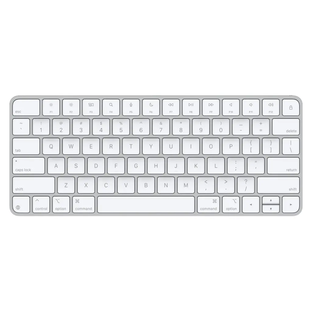 Apple Magic Keyboard with Touch ID and Numeric Keypad for Mac models with Apple silicon (USB–C)—US English—White Keys