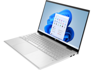 HP Pavilion 14 x360 Ci5 12th gen 16gb ram 512gb ssd 14 Inch Full HD Touch Screen x360  Backlit Keyboard Finger Print Win11 Silver