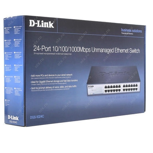 D-LINK SWITCH 24 PORT DES1024D