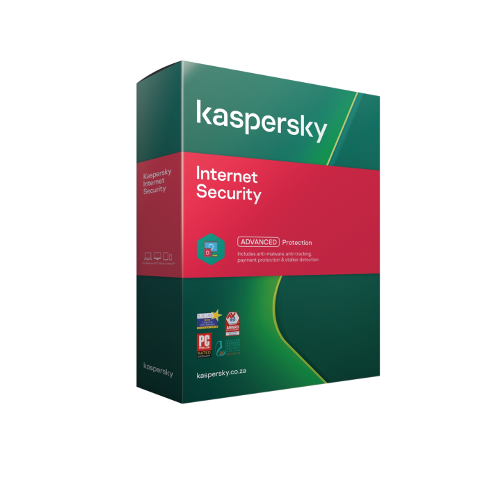 KASPERSKY INTERNET SECURITY 1+1 AF-ENG