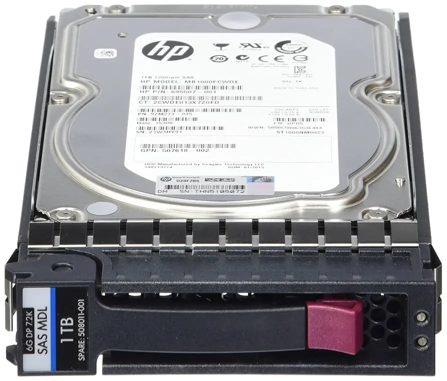 HP SERVER HARD DRIVE 1TB  3.5