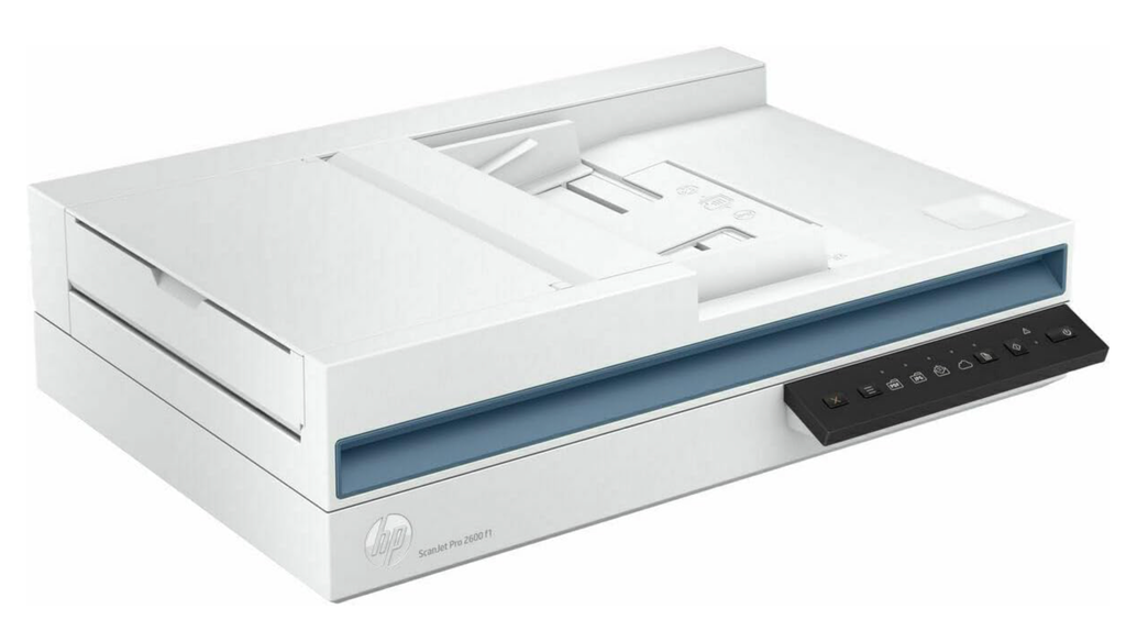 HP SCANJET PRO 2600 F1 SCANNER, FLATBED, 60-SHEET ADF, USB 2.0, UP TO 1,500 PAGES DAILY, SHORTCUTS