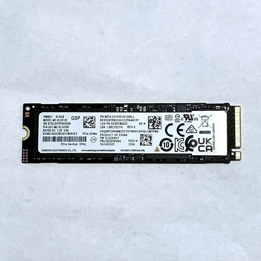 SAMSUNG 512 GB SSD - M2 – LAPTOP-DISK