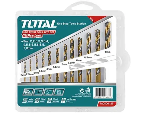 TOTAL - BIT/MESH SET METAL 50MN