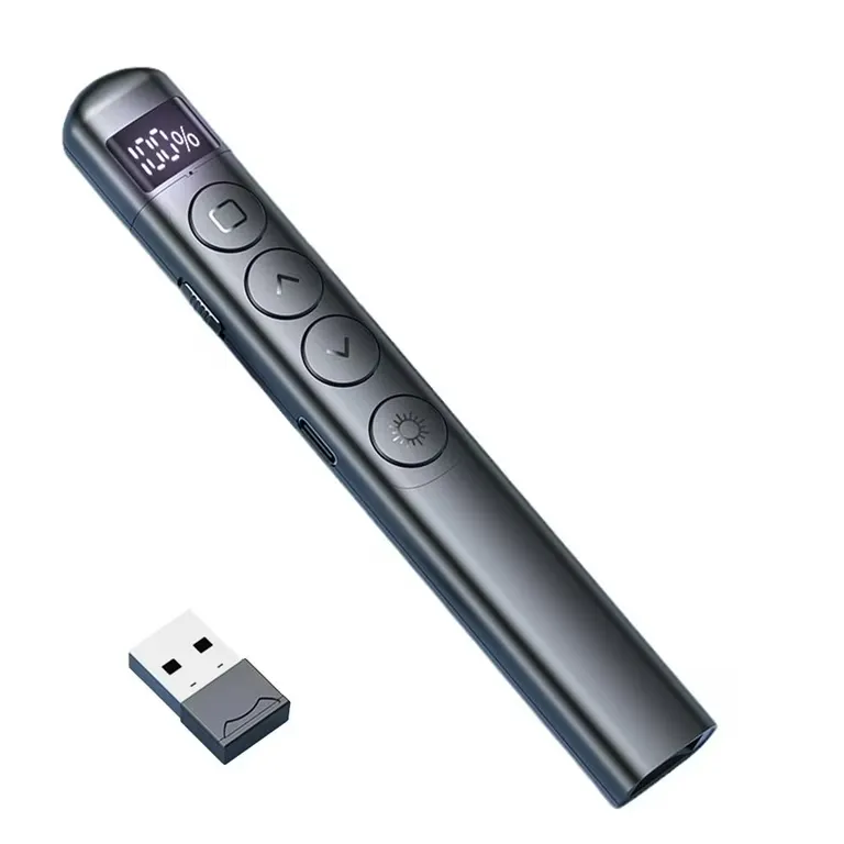MICROKINGDOM P7 PEN WIRELESS PRESENTER - LASER POINTER WITH REMOTE CONTROL