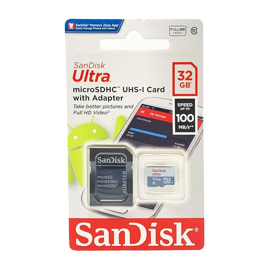 SANDISK MEMORY CARD 32GB