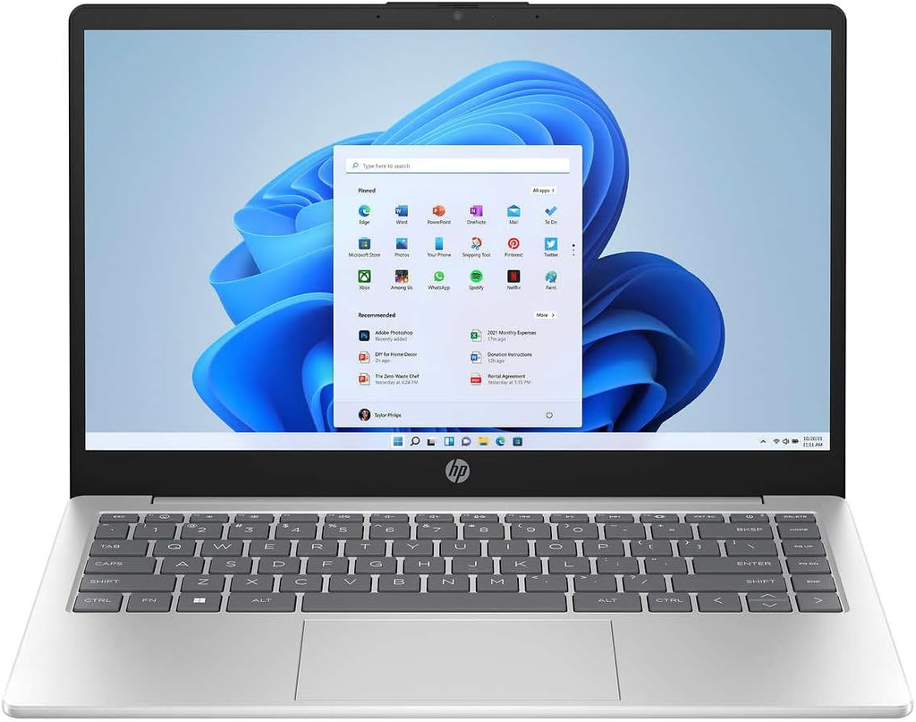 HP 14'' LAPTOP - 13TH GEN INTEL CORE I3-1315U - 1080P 8GB DDR4-3200 RAM 512GB PCIE NVME M.2 SOLID STATE DRIVE 14-EP0033CL