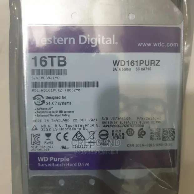 SURVEILLANCE HDD 20TB