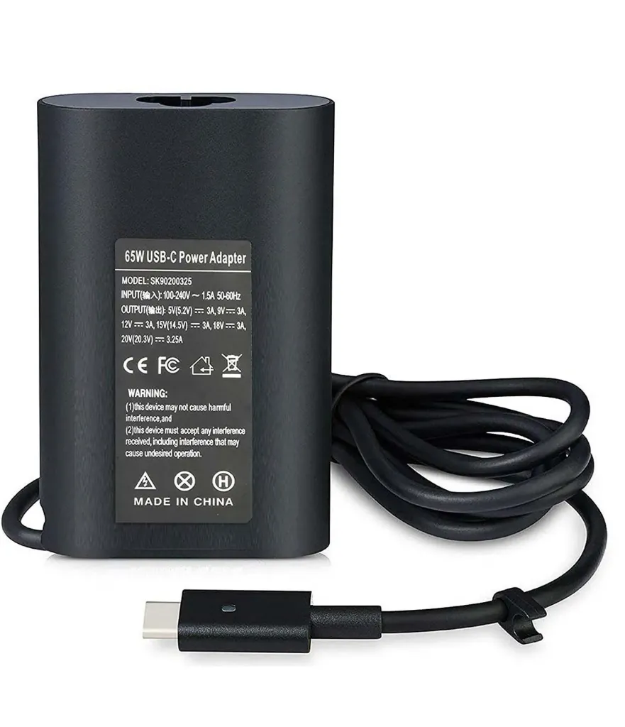 DELL LAPTOP ADAPTER 65W 20V-3.25A TYPE-C
