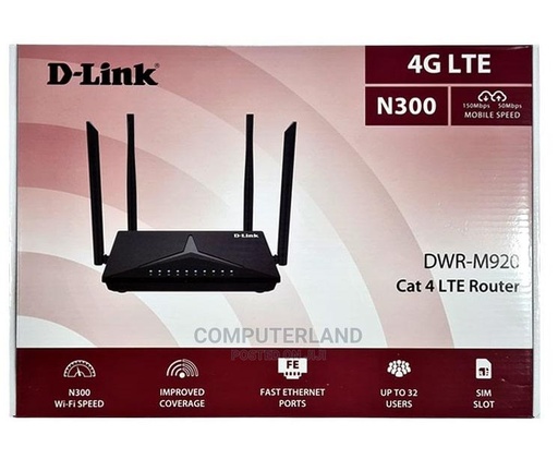 D-Link DWR-M920 Cat 4 LTE Router