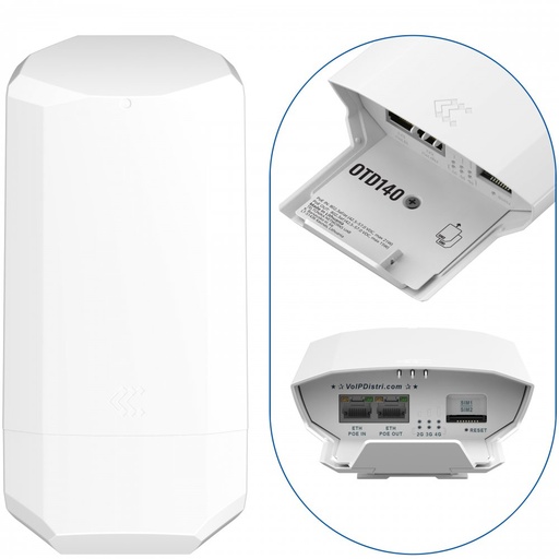 Teltonika OTD140 Outdoor 4G+ LTE Outdoor Router | IP55 durability | 2 SIM cards Auto Failover | Warranty