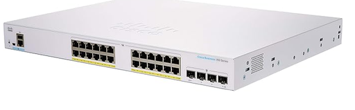 Cisco Business CBS350-24FP-4G Managed Switch | 24 Port GE | Full PoE | 4x1G SFP
