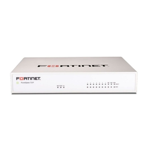 FortiGate-70F-FG-70F-BDL-950-36 (Hardware plus 3 Year FortiCare Premium and FortiGuard Unified Threat Protection (UTP))