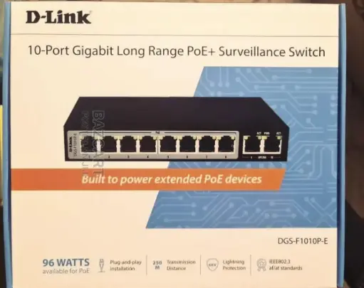 D-LINK SWITCH 10 PORT DGS-F1010P-E