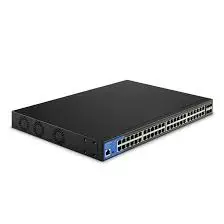 Linksys 48-Port Managed Gigabit PoE+ Switch with 4 10G SFP+ Uplinks 740W TAA Compliant LGS352MPC