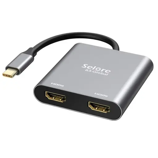 TYPE-C TO DUAL HDMI 2 IN 1